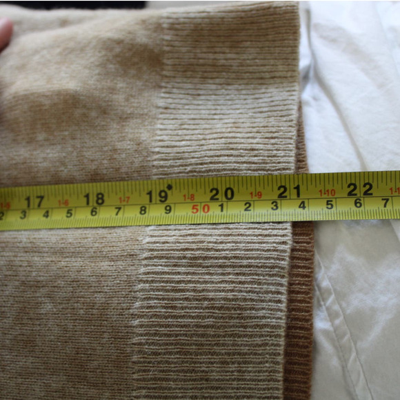 NWT Bonpoint Cashmere Boys Button Front Cardigan Sweater Tan Oat Cream 12 Year - Picture 11 of 11